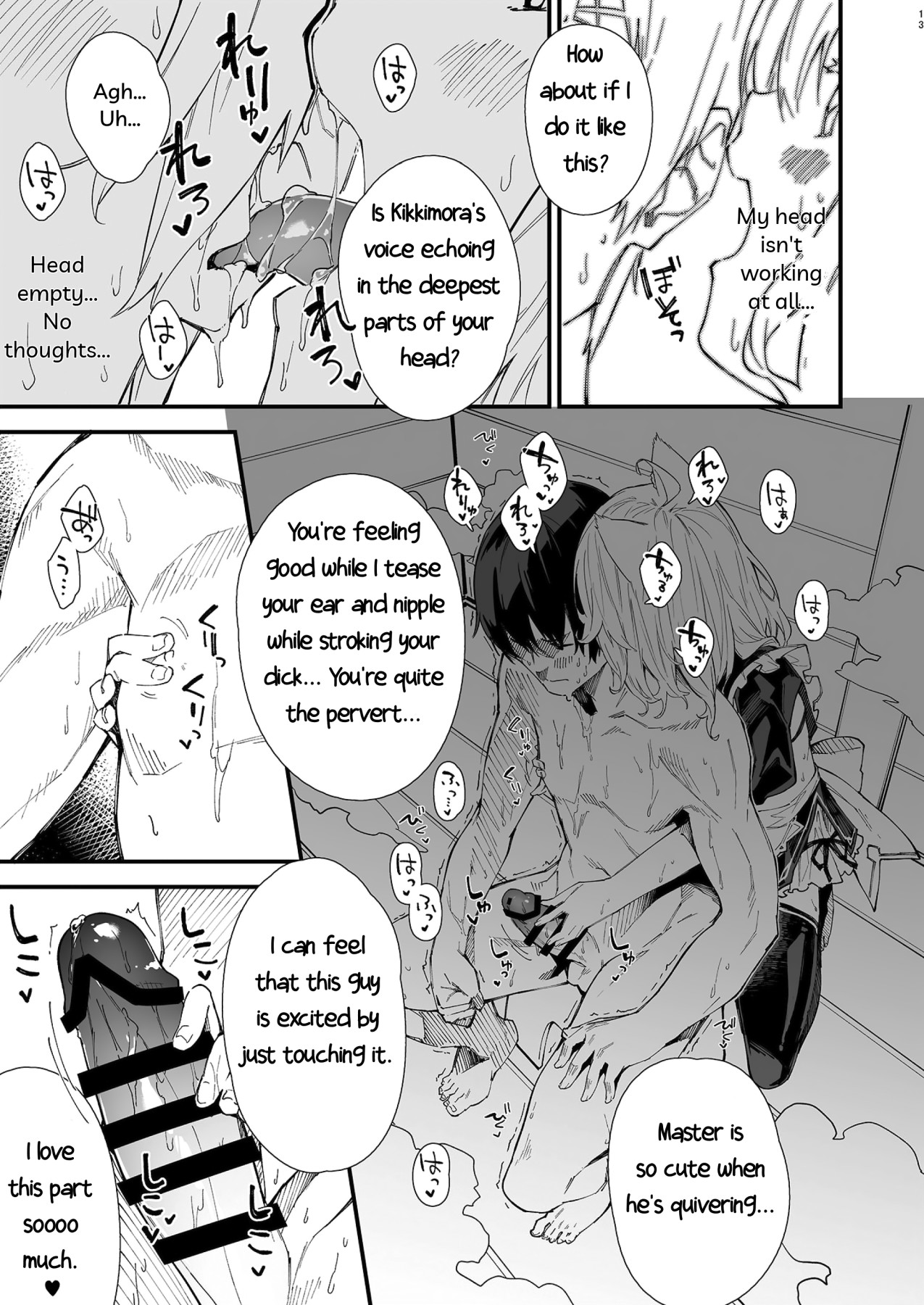 Hentai Manga Comic-A Book About Making Out With a Kemonomimi Maid-Read-11